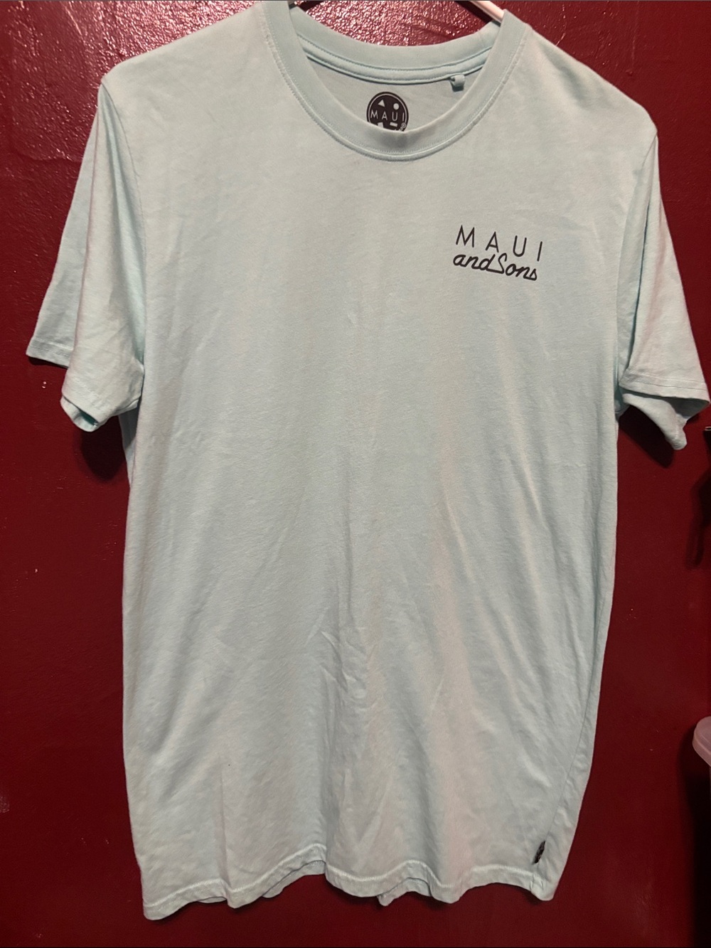 Maui and Sons Light Mint Crewneck Tee